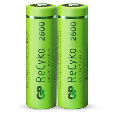 Charmant Weinig Raad Oplaadbare batterij AA | 2 ReCyko, 2600 mAh | GP Batteries